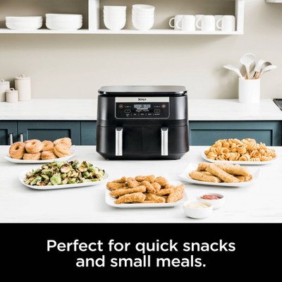 Ninja Foodi 6qt 5-in-1 2-Basket Air Fryer with DualZone Technology - DZ090: Digital Control, 1760W - Thumbnail 4