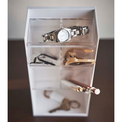 Black Adjustable Plastic Jewelry and Accessory Organizer