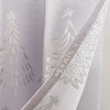 RT Designers Collection Christmas Forest Foil Shower Curtain 70" x 72" Grey/Silver - 2 of 4