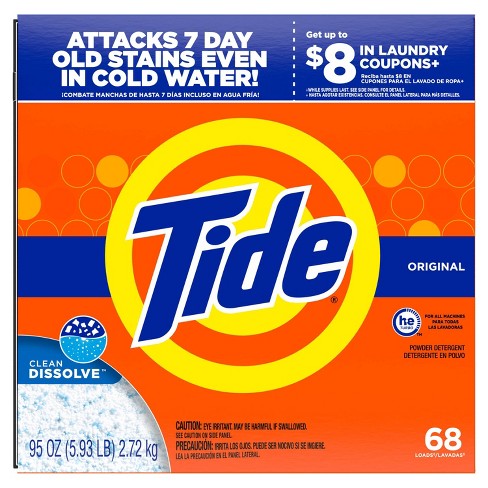 Tide Turbo Original High Efficiency Powder Laundry Detergent - image 1 of 4