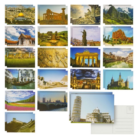 Best Paper Greetings 40 Pack Bulk Travel Postcards From Around The ...