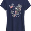 Women's - Instant Message - Two Bunnies Plushie Short Sleeve Graphic T-Shirt - 2 of 4