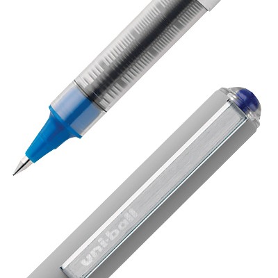 Uni Vision Rollerball Pen Fine Point Blue Ink Dozen (60134)