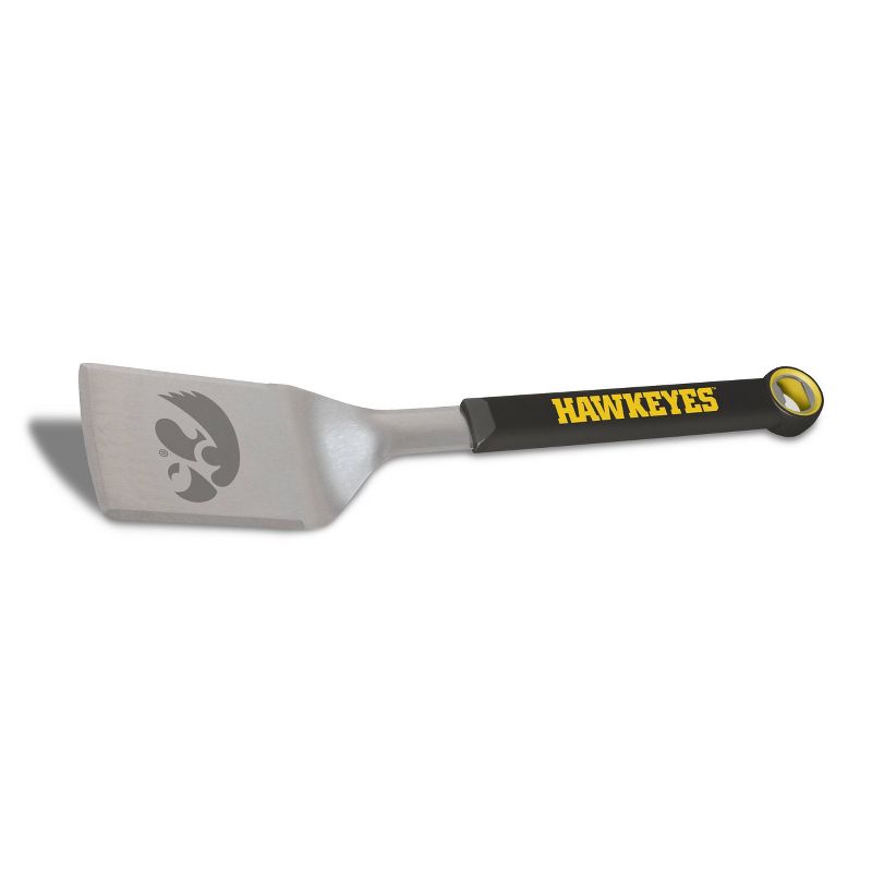 NCAA Iowa Hawkeyes Stainless Steel BBQ Spatula with Bottle Opener, 2 of 5