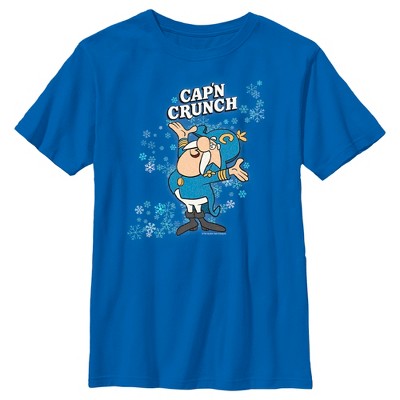 Boy's Cap'n Crunch Retro Snowflakes T-Shirt