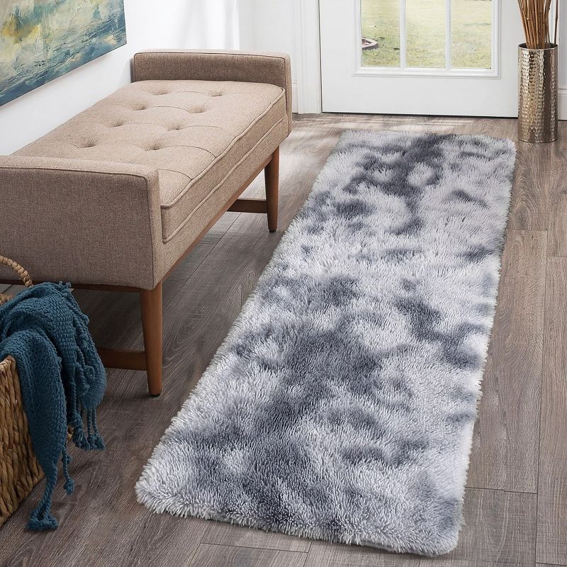 Shag Fluffy Rugs Area Rugs Soft Plush Carpet Thick Long Fur Rug for Living Room, 2 of 9