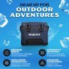 Igloo BMX 25 Quart Ice Chest Cooler with Cool Riser Technology, Rubberized Lid T Latches, and Extra Thick Foam Insulated Walls, Rugged Blue - 2 of 4