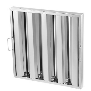 VEVOR Commercial Hood Filter, 19.5W x 19.5H Inch Range Hood Filters, Stainless Steel Restaurant Range Hood Baffle Filter, Silver - 1 of 4