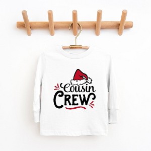 The Juniper Shop Cousin Crew Santa Hat Toddler Long Sleeve Tee - 1 of 3
