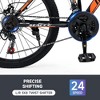 Topteng 24/26/27.5" Mountain Bike Spoke Wheel for Adults with Fender - 4 of 4