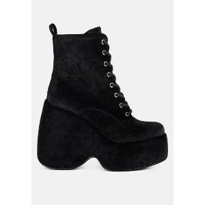 Ashcan High Platform Velvet Ankle Boots Women - 1 of 4