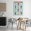 Stupell Industries Clever Feline Wine Drinks Canvas Wall Art - 2 of 4