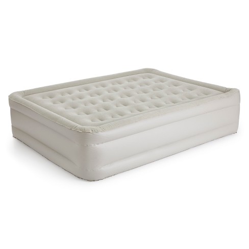 Intex Raised Comfort Pillowtop 20 Queen Air Mattress With Built In Pump :  Target