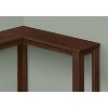 Monarch Specialties Accent Table Console Entryway Narrow Corner Living Room Bedroom Brown Laminate Contemporary Modern - 3 of 4