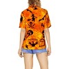 HAPPY BAY Women's Hawaiian Blouse Short Sleeve Vintage Shirt Halloween Costumes Pirate Shirts Button Down Tops for Women - 2 of 4