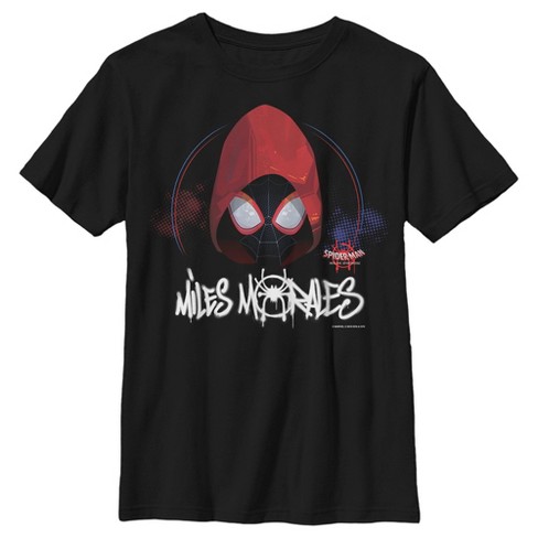 Boy's Husky Marvel Spider-man: Into The Spider-verse Hooded Miles ...