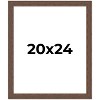PosterPalooza | 20x24 Wide Barnwood Picture Frame, UV Acrylic, 6 Finishes - Grey, Brown, White, and Black - 2 of 4