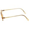 Calabria 4365 Designer Reading Glasses in Champagne +1.50  Frame/42mm Lens Width - 3 of 4