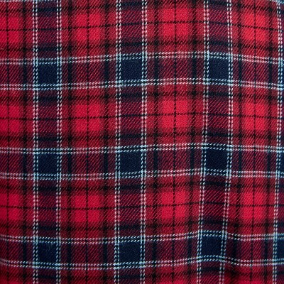 red plaid