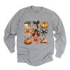 Simply Sage Market Turkey Coquette Garment Dyed Long Sleeve - M - Grey - 2 of 4