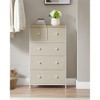 SONGMICS 5 Fabric Drawers Dresser Storage Tower with Unit for-Living-Room Hallway-Nursery - 3 of 4