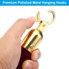 Unique Bargains Velvet Crowd Control Barrier Rope with Snap Hooks for Posts Stand Queue 2 Pcs - 4 of 4
