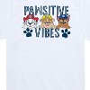 Boys' - Paw Patrol - Pawsitive Vibes Rubble Marshall Chase Short Sleeve Graphic T-Shirt - 2 of 4
