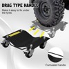 Car Dolly Heavy Duty, 6000 Lbs Capacity Wheel Dolly Car Skates with Wheels and Brakes, Tire Dolly Cart for Moving Cars, Trucks - 4 of 4