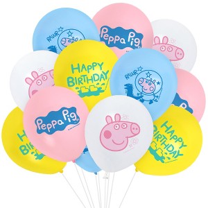 Treasures Gifted Peppa Pig Balloons Bouquet - Peppa Pig Party Supplies - 24 Pack - 1 of 1