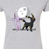 Women's - Pokémon - Celestial Espeon And Umbreon Fitted Graphic T-Shirt - 2 of 3