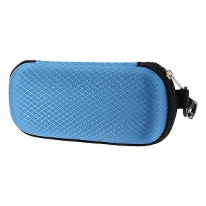 Unique Bargains Grid Style Eyeglasses Case 6.29"x2.76"x1.77" - 1 of 4