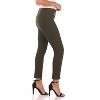 Rekucci Women’s Comfort 5-Pocket Skinny Pants with Stretch Waistband – Slim Fit Ankle-Length Jeans Style - 2 of 3