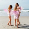 Butterfly Craze Girls' Fairy, Angel, or Butterfly Wings Costumes & Dress Up Collection: Set of 6, Magical Delights - Pink - 3 of 4