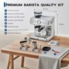 COZONY 20-Bar Stainless Steel Espresso Machine with Grinder, 2.8L Removable Tank, Steam Wand, Adjustable Shots - 2 of 4