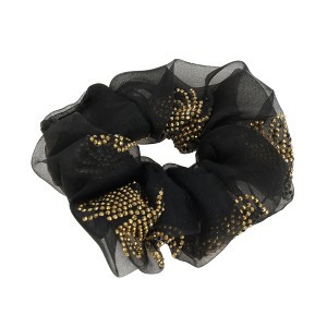 Unique Bargains Butterflies Hair Elastics Black 1 Pc - 1 of 4