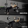 8 in 1 Olympic Weight Bench Set with Leg Extension and Leg Curl, Bench Press Set with Preacher Curl Pad and Chest Fly - 4 of 4