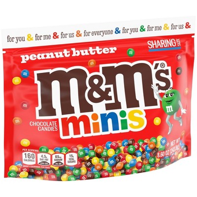 M&#38;M&#39;S Peanut Butter Minis Stand Up Pouch Candy - 8.6oz_3