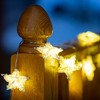 Sullivans 6 ft. White Lighted Star Garland  White Christmas Garland - 3 of 4