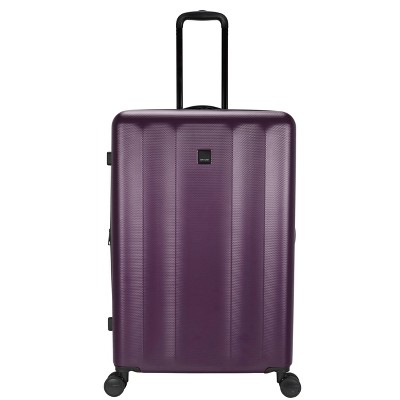 Skyline Hardside Large Checked Spinner Suitcase