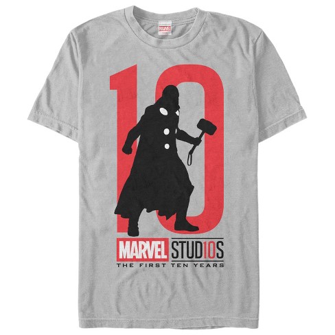 marvel studios the first ten years t shirt