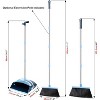Broom and Dustpan Set for Indoor and Outdoor Use, Upright Dust Pan with Long Handle Angle Broom for Kids and Pets - 2 of 4