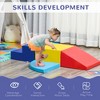 INFURNIC Baby and Toddler Learning Toys Play Activity Adventure Set Soft Foam Climber For Active Play And Learning Fun, Multicolored, 17.8"*17.8"*9.8" - 4 of 4
