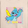 Women's - Disney - Lilo & Stitch Lightweight French Terry Wide Neck Long Sleeve Shirt - 2 of 4