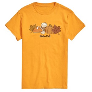Men's - Instant Message - Hello Fall Short Sleeve Graphic T-Shirt - 1 of 4