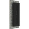 Tate Integrated LED Earth Black Outdoor Wall Lantern - 4 of 4