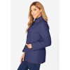 Jessica London Women's Plus Size Snap-Front Quilted Coat - 4 of 4