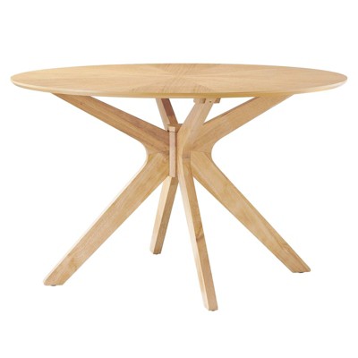 Modway Crossroads 47 Inch Round Wood Dining Table