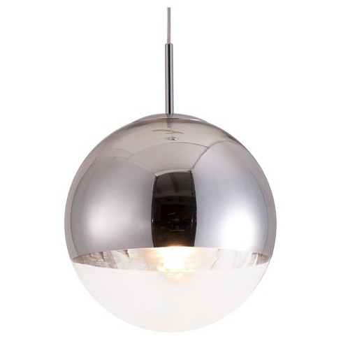 Modern Chrome And Glass 16 Orb Ceiling Lamp Zm Home Target