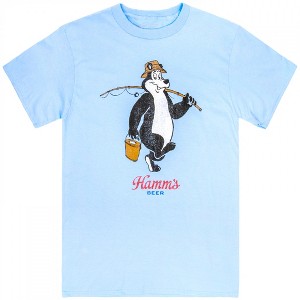 Mens Hamm's Beer Bear Gone Fishin' T-Shirt - 1 of 3