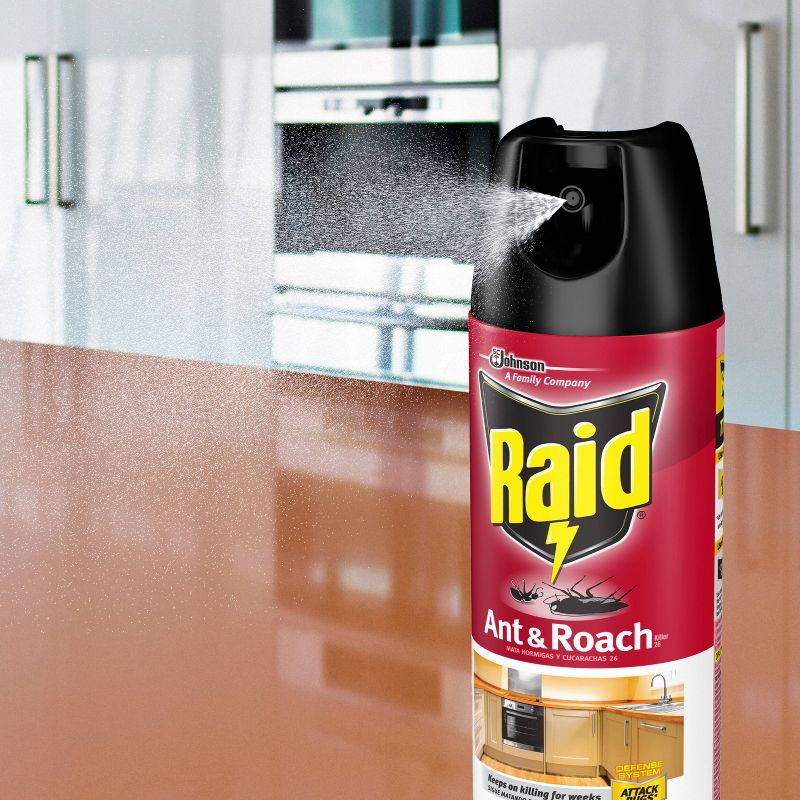 Raid Ant & Roach Killer Fragrance Free, 3 of 13